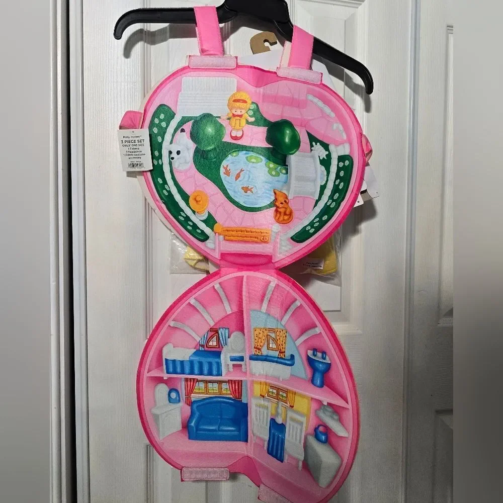 Vintage Polly Pocket Deluxe Halloween Costume Girl Kids One Size New